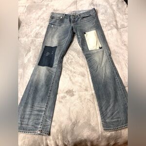 Gap 1969 Women's Blue Jeans with Patchwork